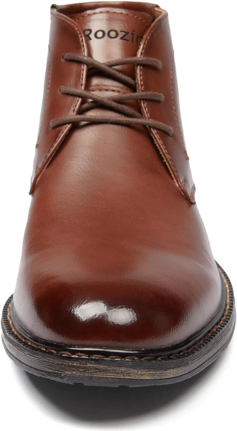 Men's Boots Lace-Up Casual Chukka Boots Oxford Dress Boots for Men.