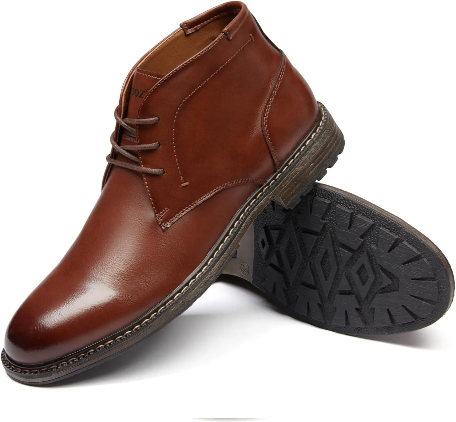 Men's Boots Lace-Up Casual Chukka Boots Oxford Dress Boots for Men.