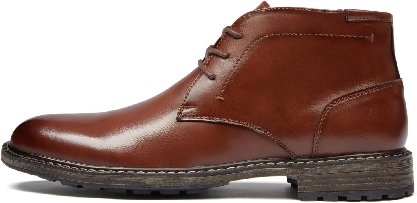Men's Boots Lace-Up Casual Chukka Boots Oxford Dress Boots for Men.