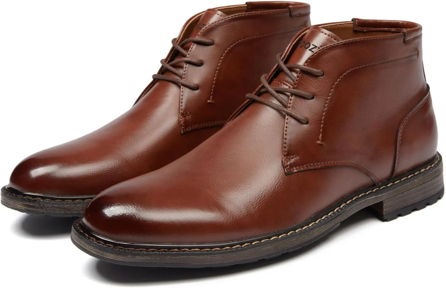 Men's Boots Lace-Up Casual Chukka Boots Oxford Dress Boots for Men.
