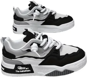 Men's Fashion Sneakers Casual Sports Shoes, All-Season Low Top Lace-Up Trainers for Everyday Wear, Sports & Outdoor Activities
