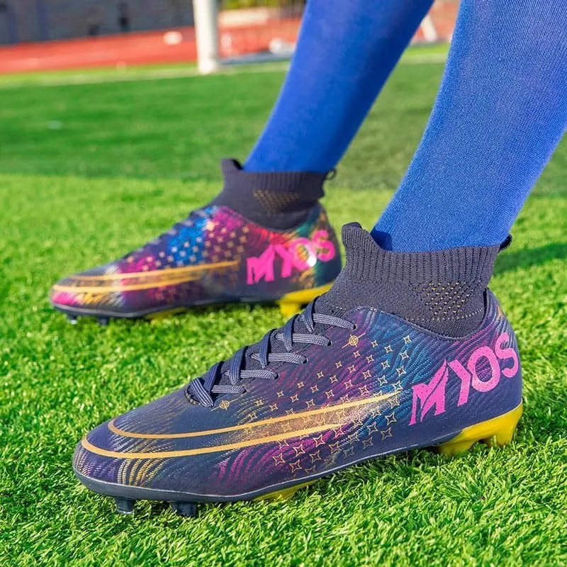Men's Soccer Cleats Shoes Football Cleats Shoes Training Athletic Women Professional Sneaker Outdoor for AG/FG