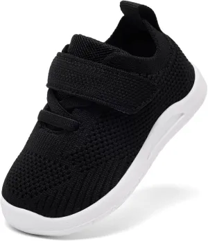 MORENDL Toddler Sneakers Baby Non-Slip Lightweight Breathable Barefoot Shoes Infant Tennis Walking Shoes