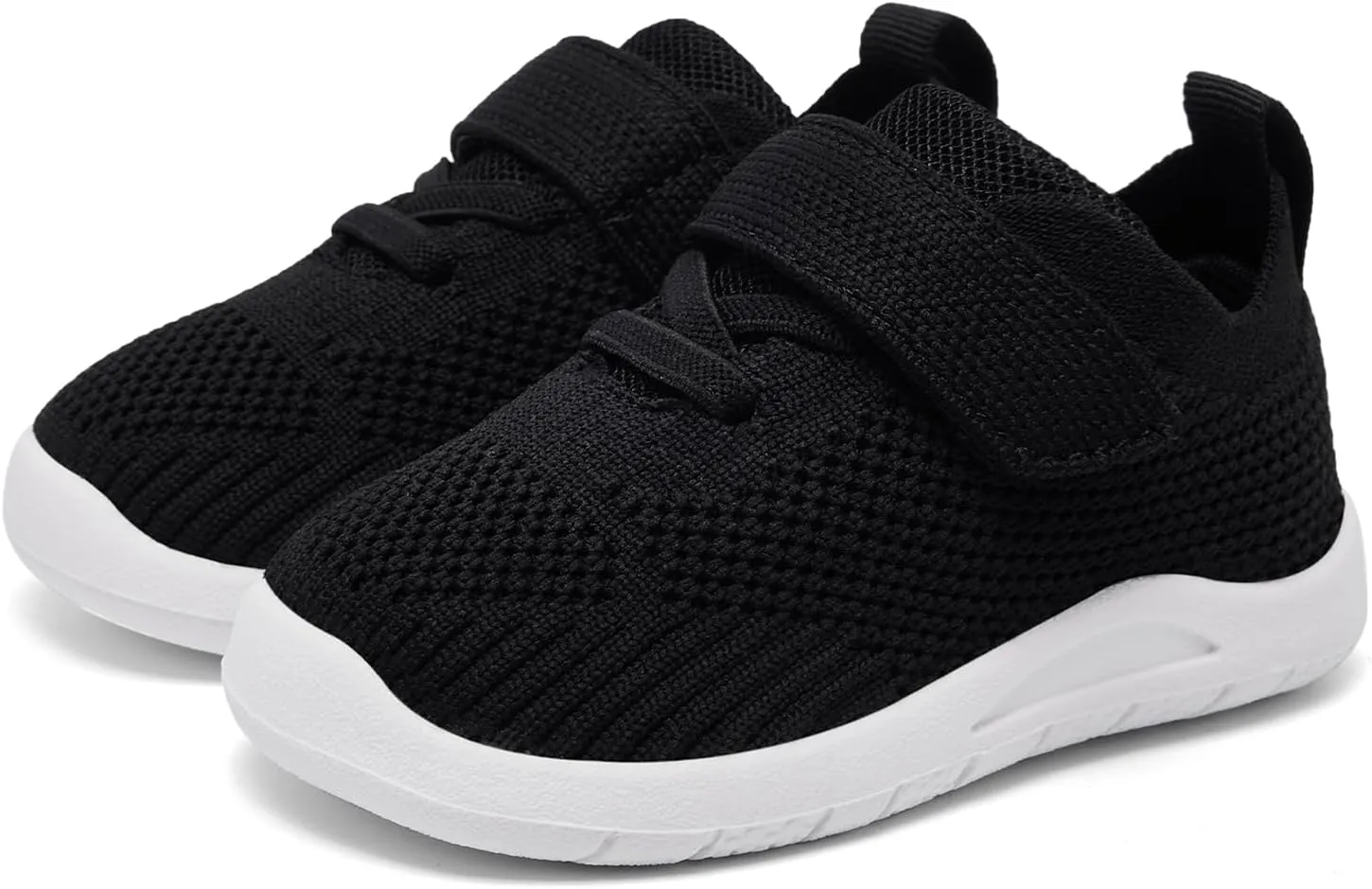 MORENDL Toddler Sneakers Baby Non-Slip Lightweight Breathable Barefoot Shoes Infant Tennis Walking Shoes