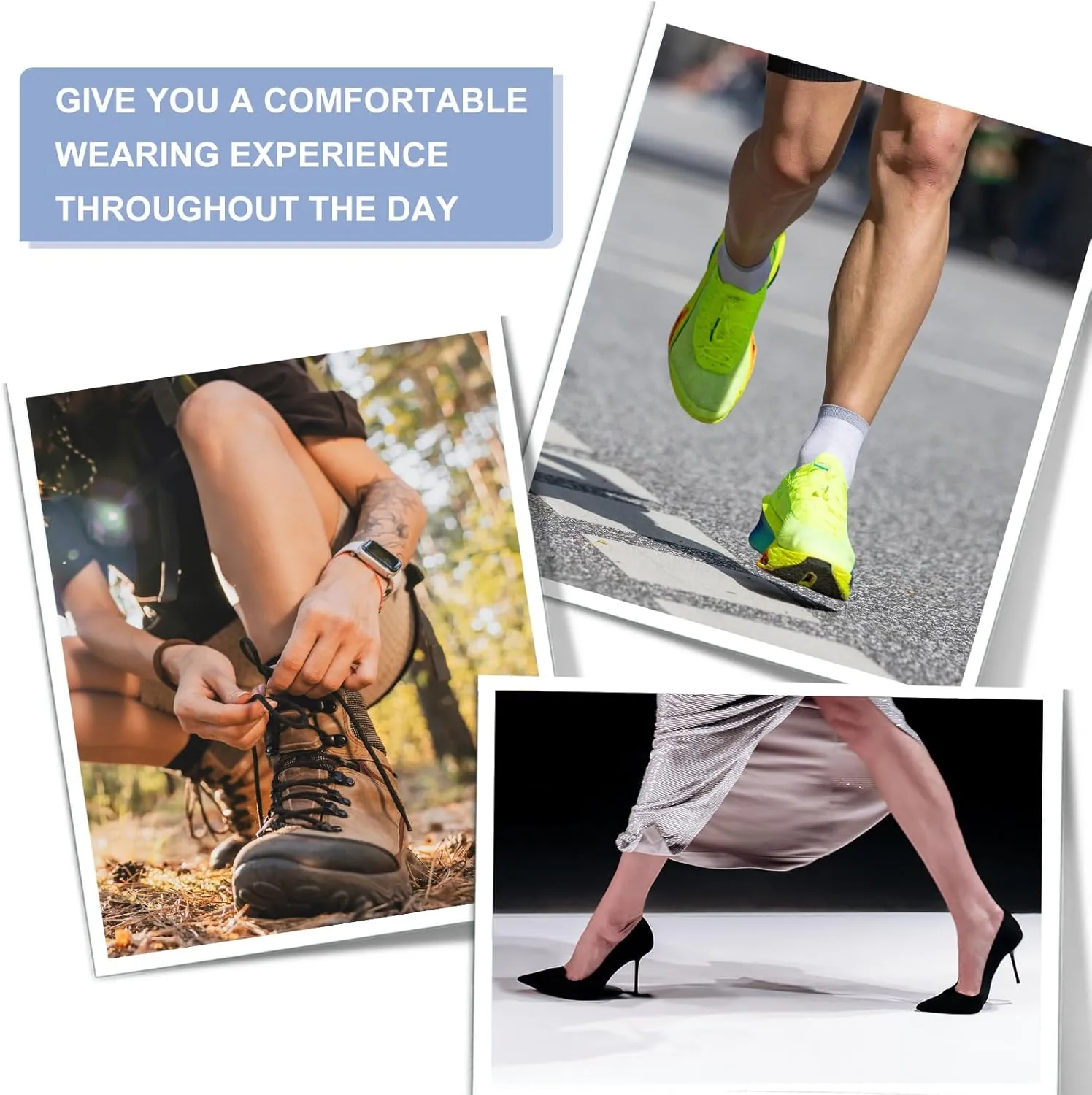 PATIKIL Heel Protectors, 1 Pair Heel Cups Adjustable Heel Cushion Pads Hook and Loop Fastener Heel Supports for Heel Pain Dry Cracked Heels Spur Pain Men/Women, Black Large