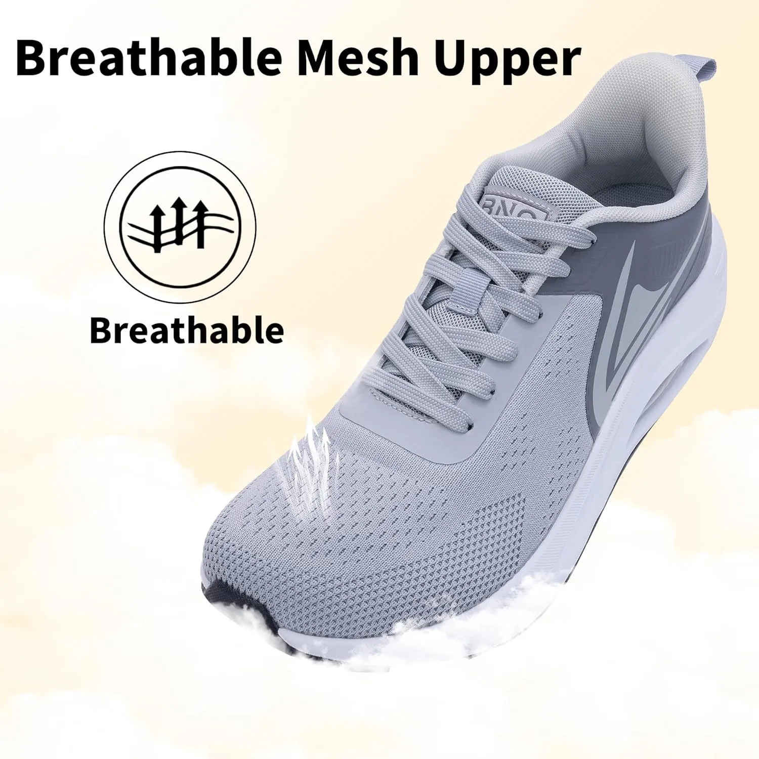 PERSOUL Mens Wide Toe Box Shoes Running Fashion Sneakers Athletic Tennis Walking Shoes with Arch Support for Gym Jogging Workout US 8-13