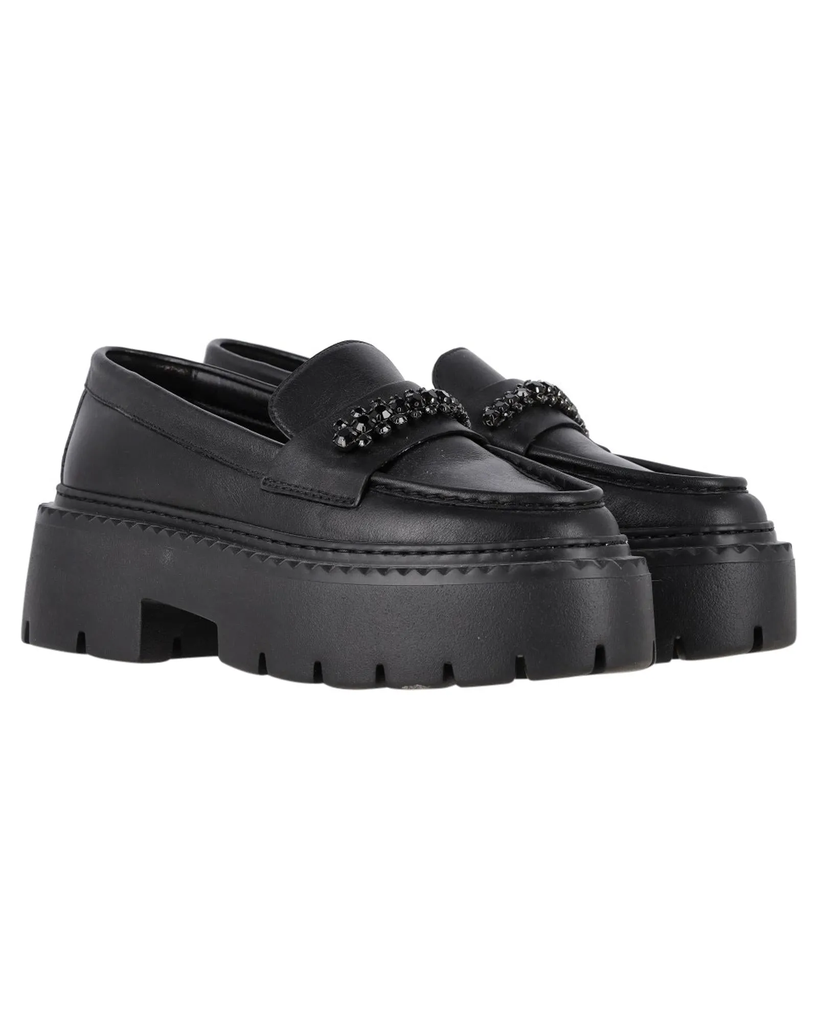 Platform Loafers Embellished