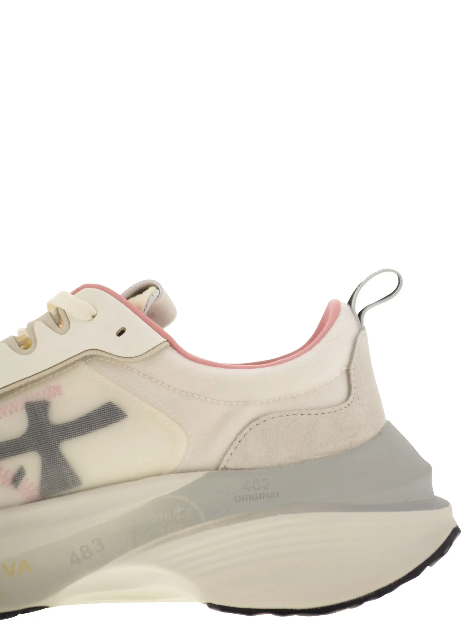 Premiata Hill -sneakers med en upphöjd sula