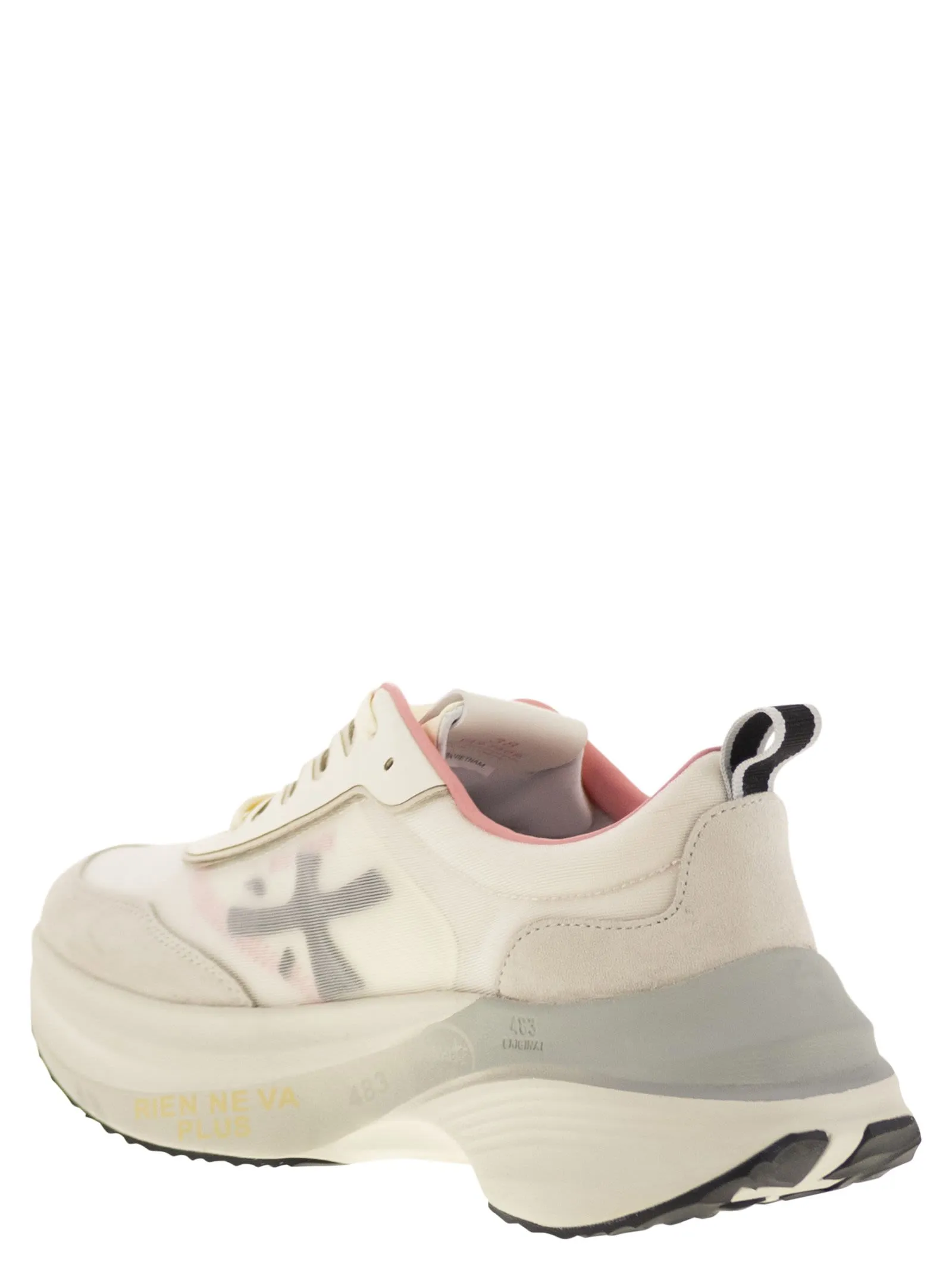 Premiata Hill -sneakers med en upphöjd sula