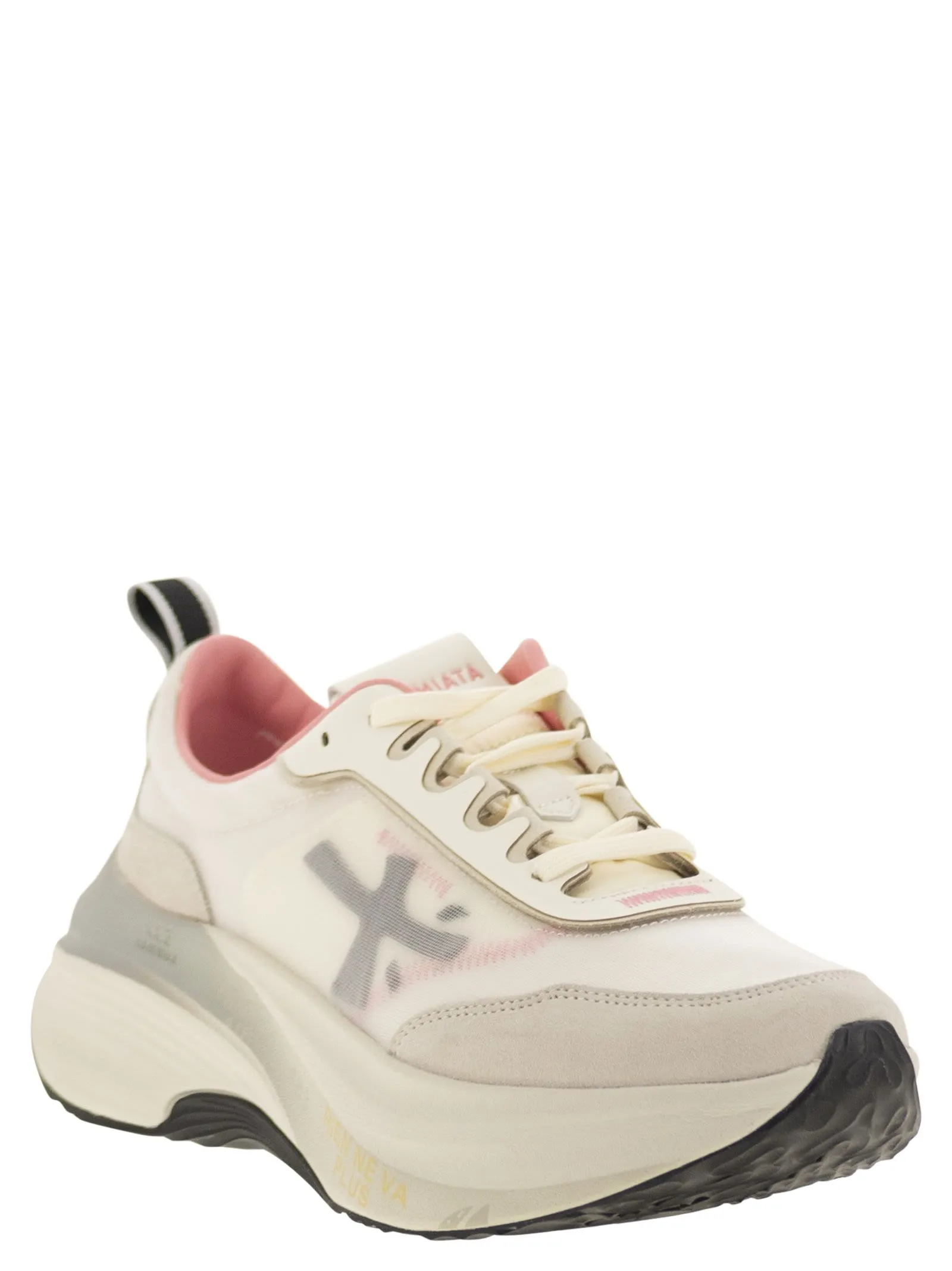 Premiata Hill -sneakers med en upphöjd sula