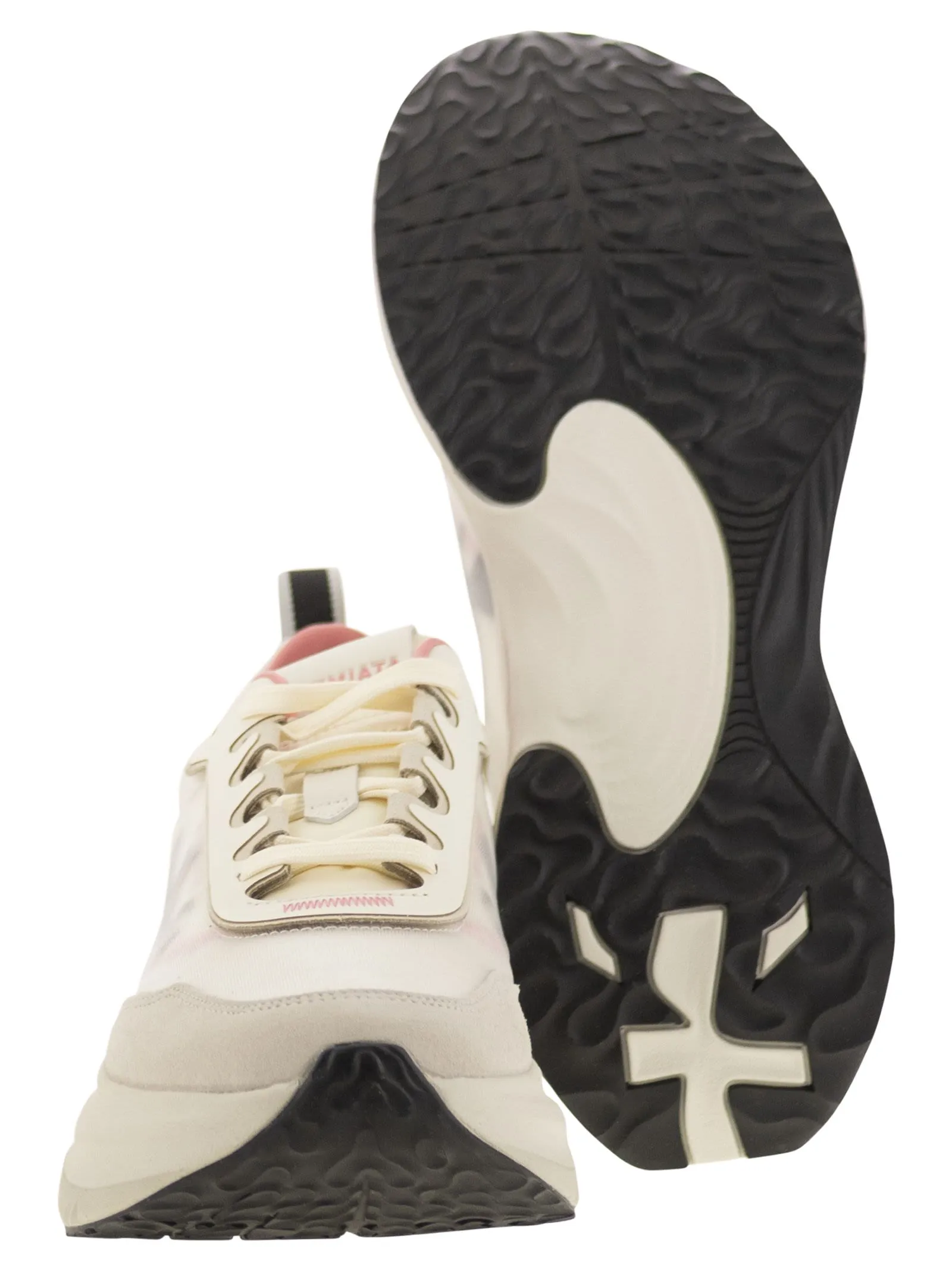 Premiata Hill -sneakers med en upphöjd sula