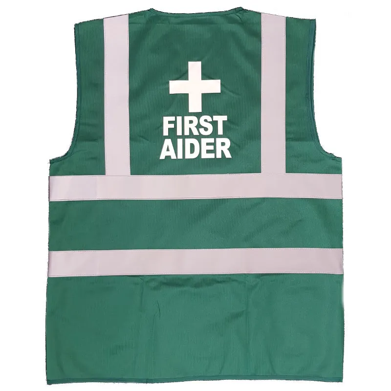 Printed - AIDER Waistcoat FIRST Urgent clearance Satisfied Hi-Viz