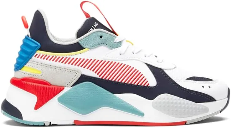 Puma Kids Boys Rs-X Parisian Lace Up Sneakers Shoes Casual - White
