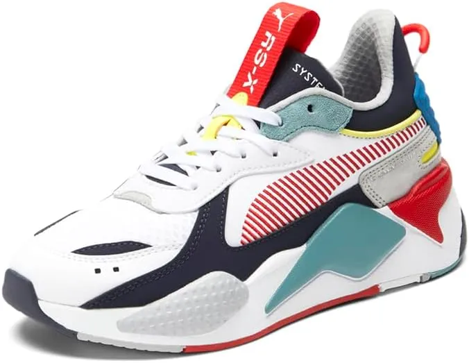 Puma Kids Boys Rs-X Parisian Lace Up Sneakers Shoes Casual - White
