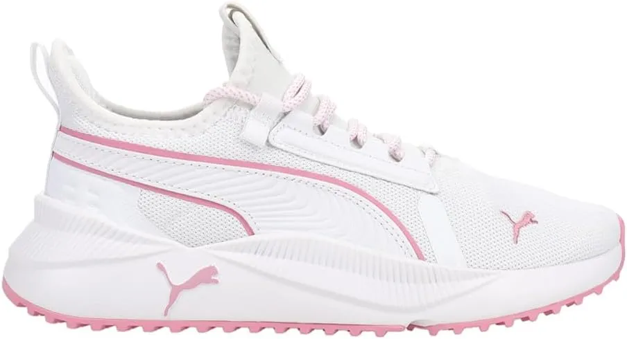 PUMA Womens Pacer Future Street Rose Lace Up Sneakers Shoes Casual - Pink, White - Size 8.5 M