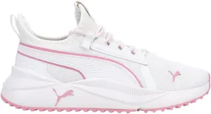 PUMA Womens Pacer Future Street Rose Lace Up Sneakers Shoes Casual - Pink, White - Size 8.5 M