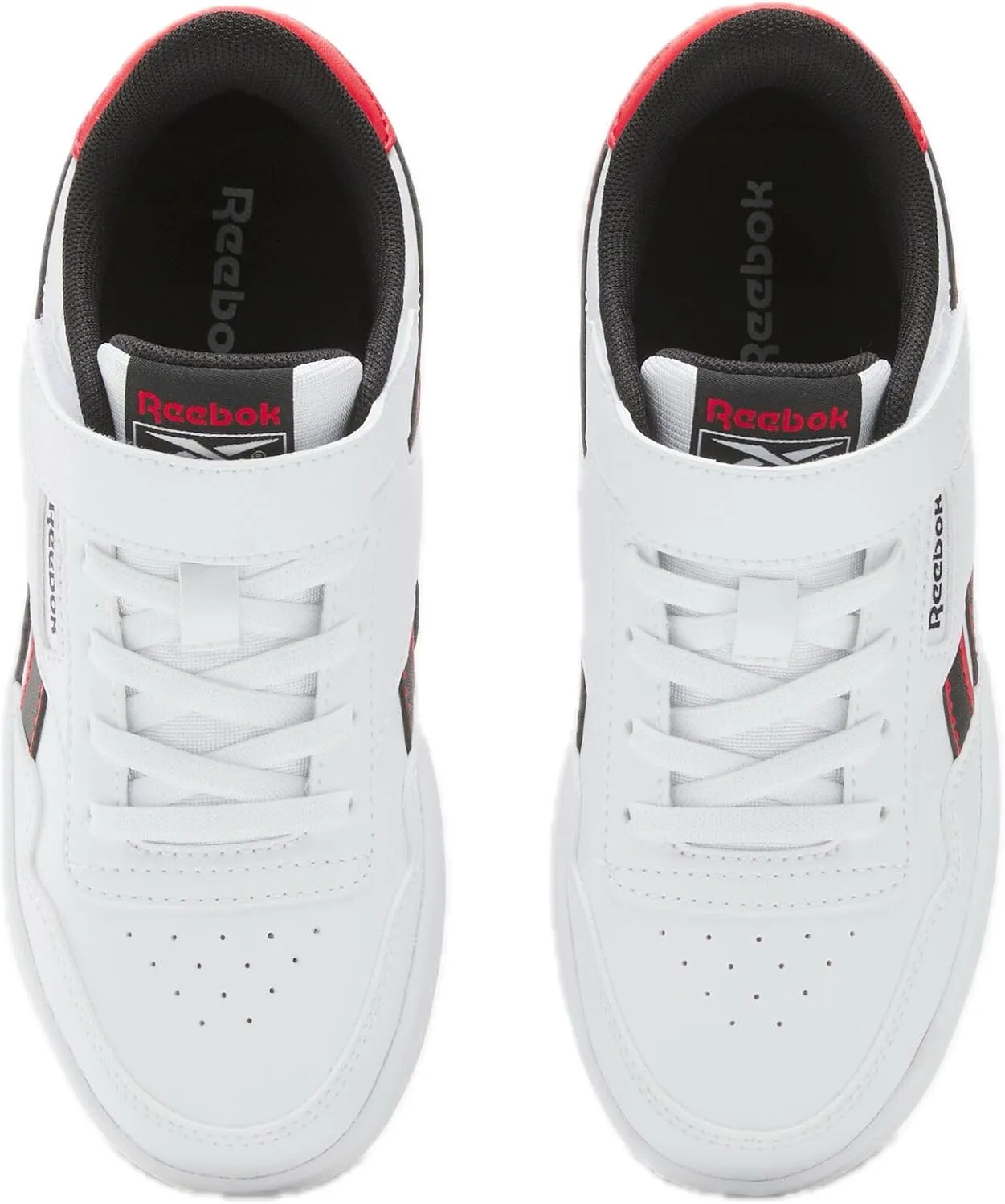 Reebok Boy's Court Advance Elastic Lace & Top Strap Sneaker