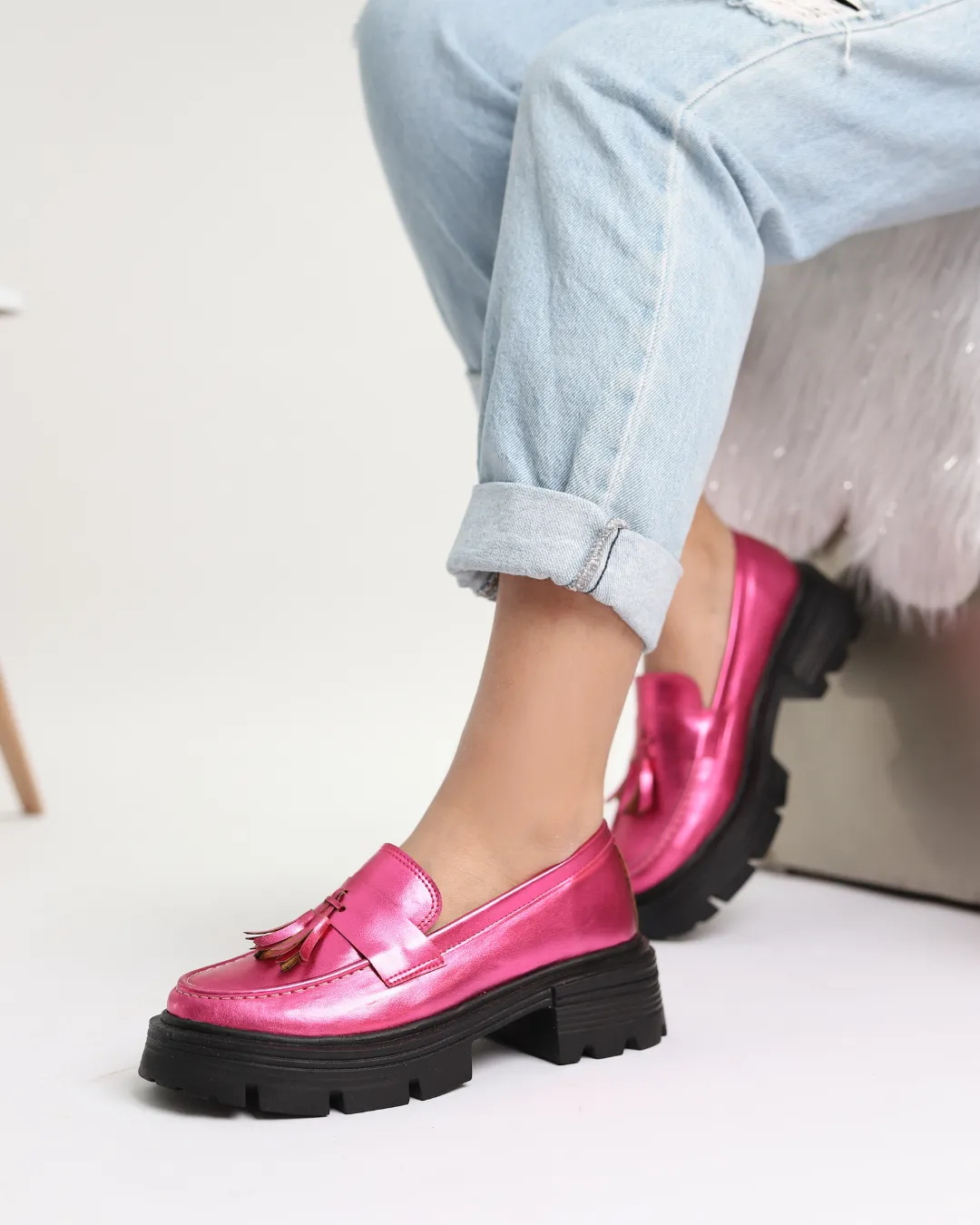 Rosette Loafers