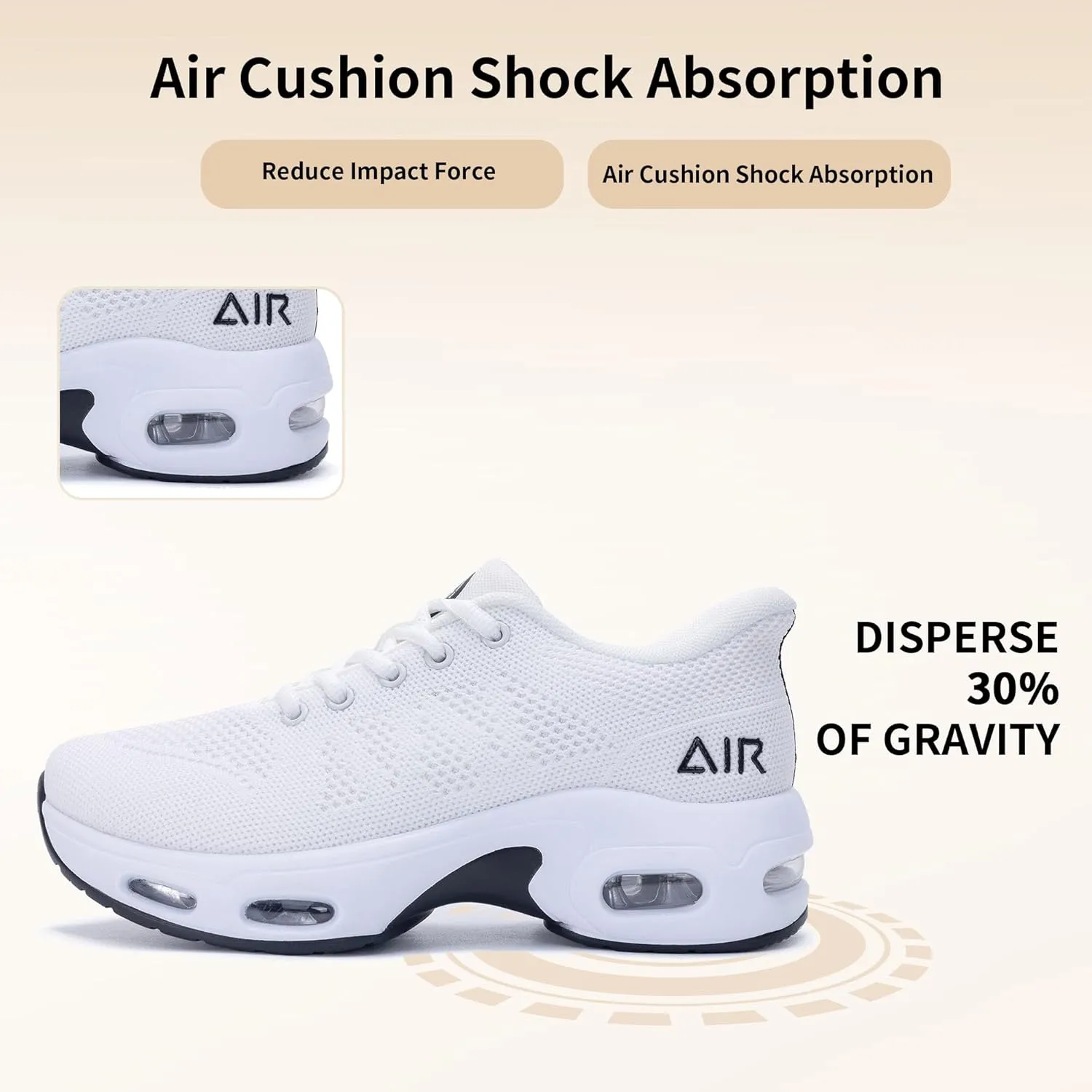 Running Shoes for Womens Slip On Tennis Shoe Comfortable Walking Non Slip Athletic Gym Workout Fashion Sneakers US 6-11