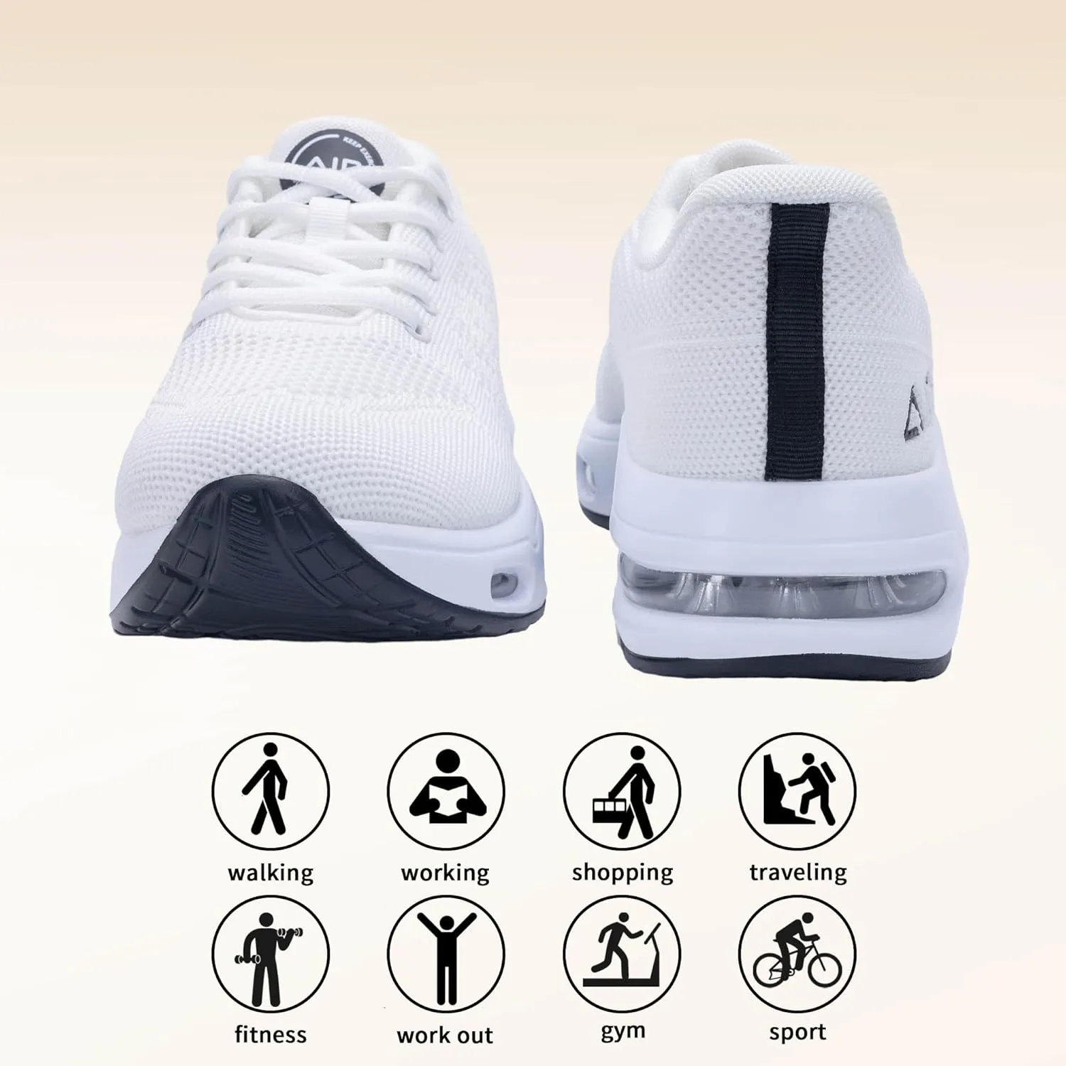 Running Shoes for Womens Slip On Tennis Shoe Comfortable Walking Non Slip Athletic Gym Workout Fashion Sneakers US 6-11