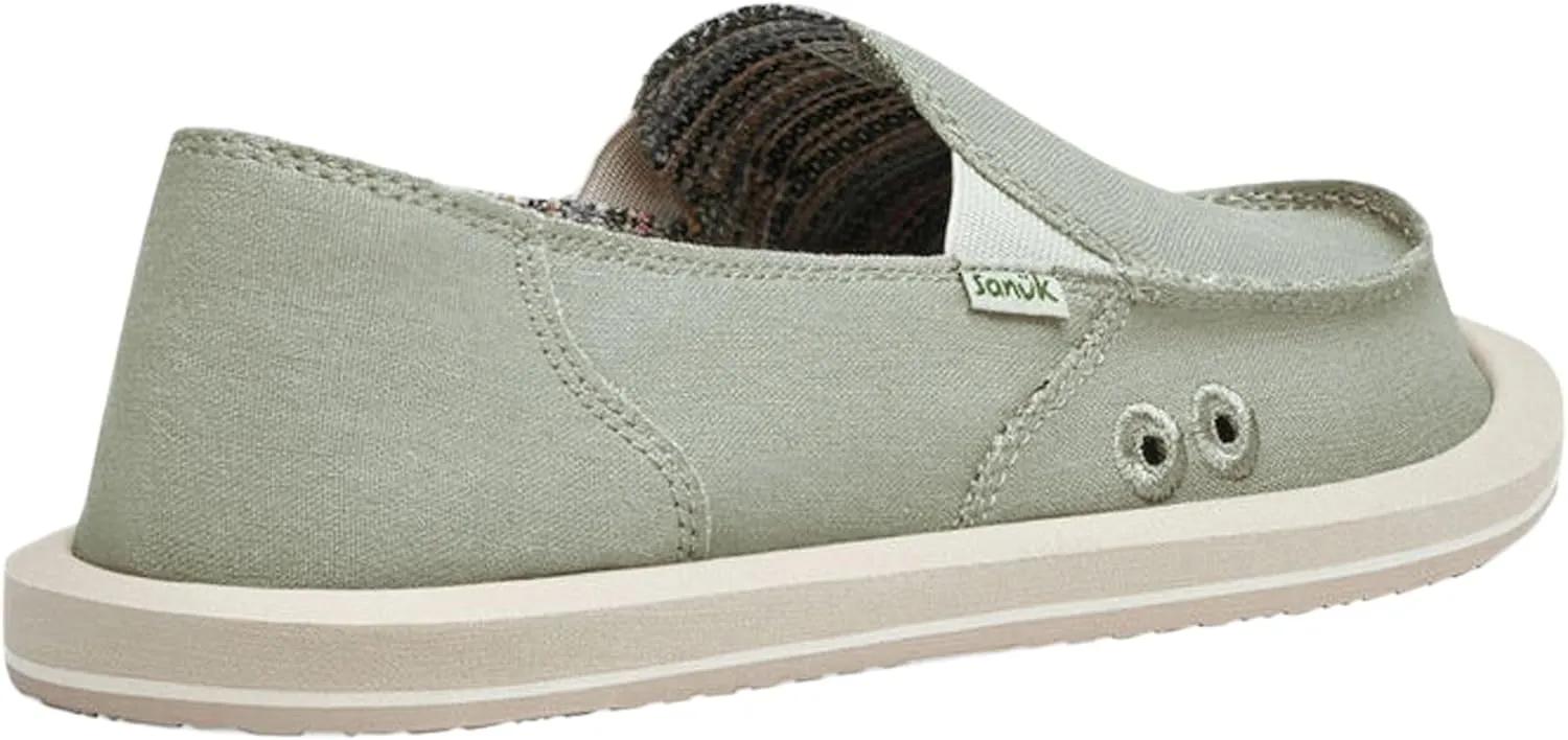 Sanuk Womens Donna Hemp Loafers | Womens Shoes | Slip On Shoes for Women|Memory Foam Footbed