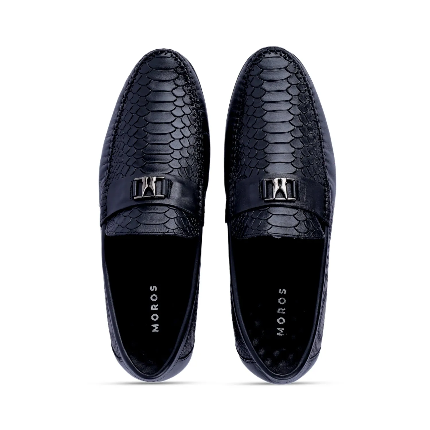 Scale Pattern Loafers