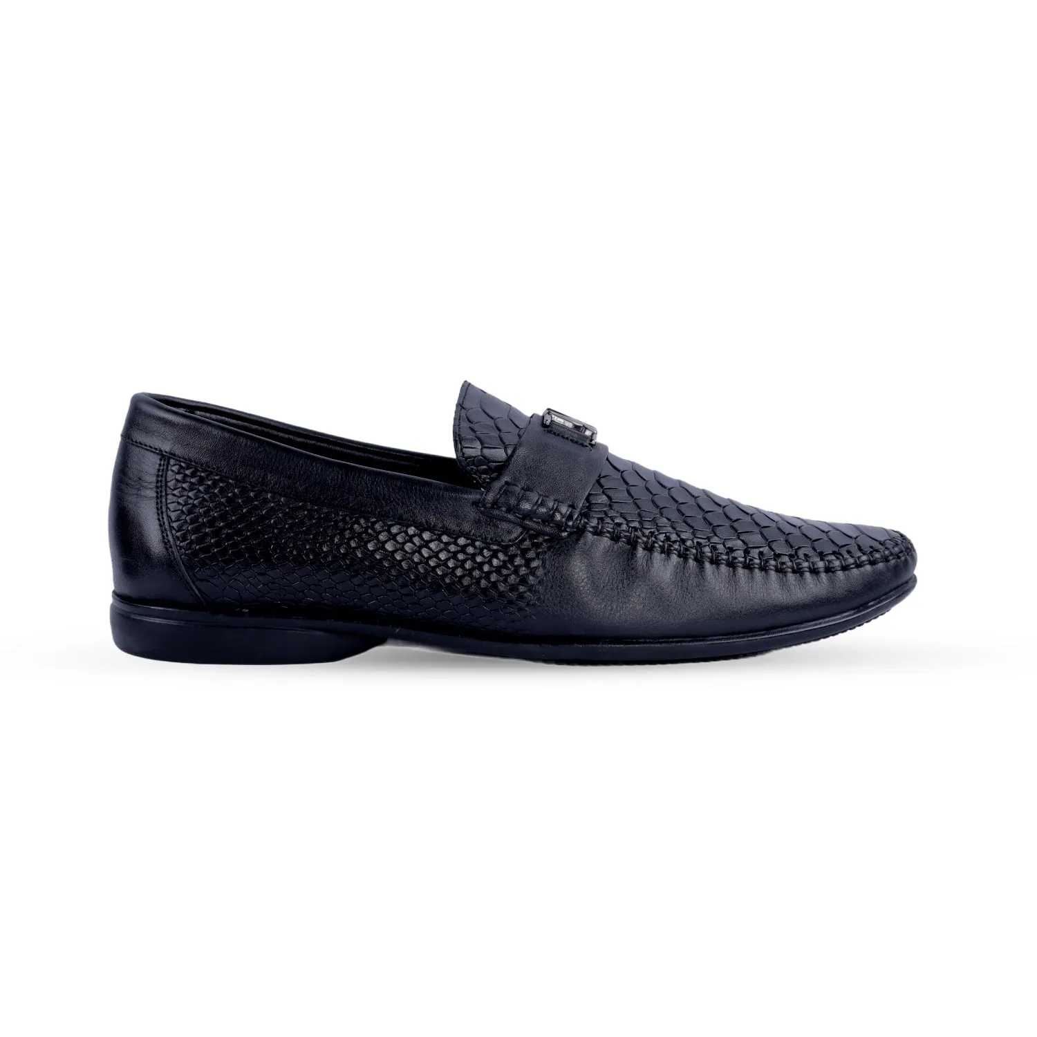 Scale Pattern Loafers