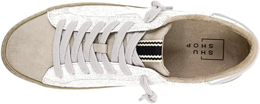 Shu Shop Womens Paula Lace Up Sneakers Shoes Casual - Grey
