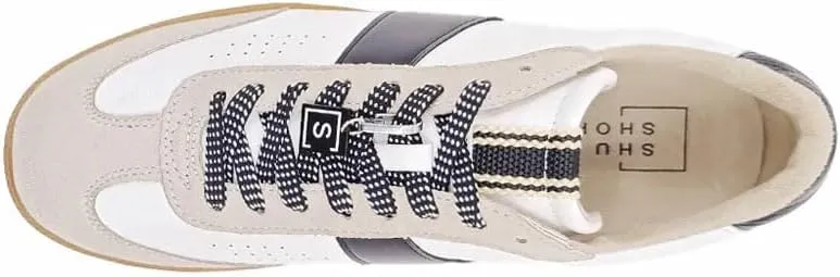 Shu Shop Womens Sydney Lace Up Sneakers Shoes Casual - Black, White