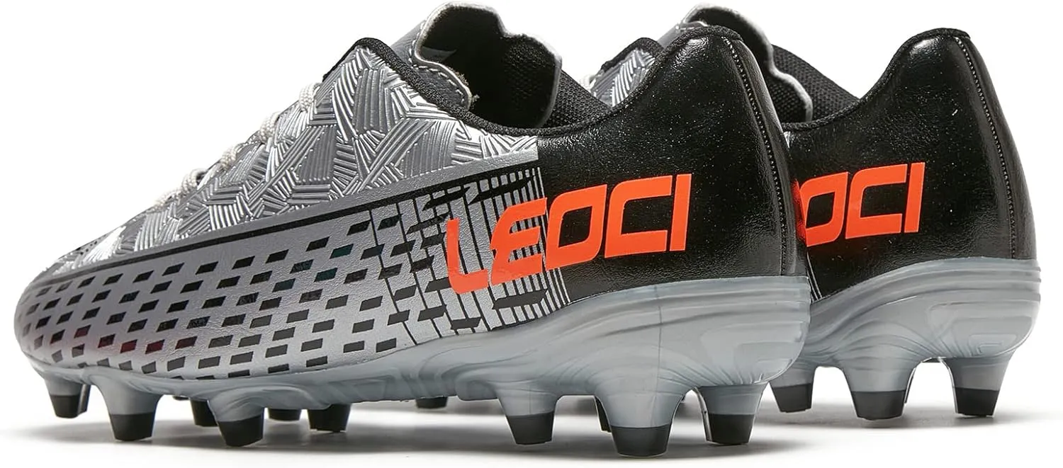 Soccer Cleats for Men's and Women's Outdoor Unisex Football Shoes Firm Rugby Boots