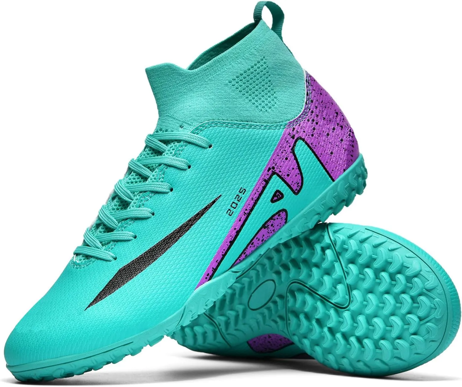 Soccer Cleats for Mens Womens Indoor Soccer Shoes Unisex Baseball Turf Shoes Youth Rugby Shoes Adult AG FG TF Football Boots Wide Training Sneaker