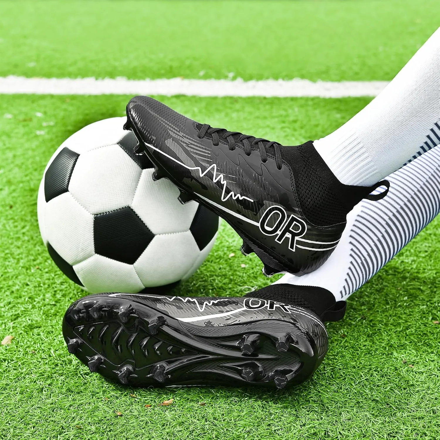 Soccer Cleats for Mens Womens Indoor Turf Soccer Shoes Youth AG TF Training Football Boots Unisex