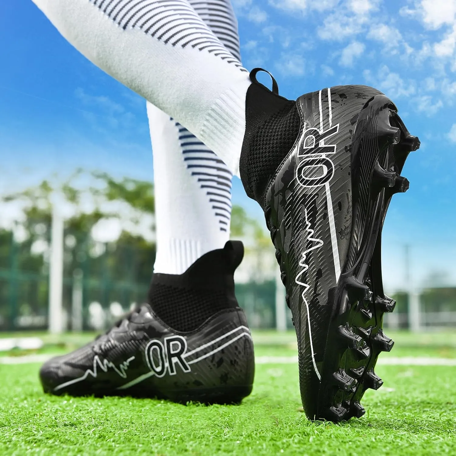 Soccer Cleats for Mens Womens Indoor Turf Soccer Shoes Youth AG TF Training Football Boots Unisex