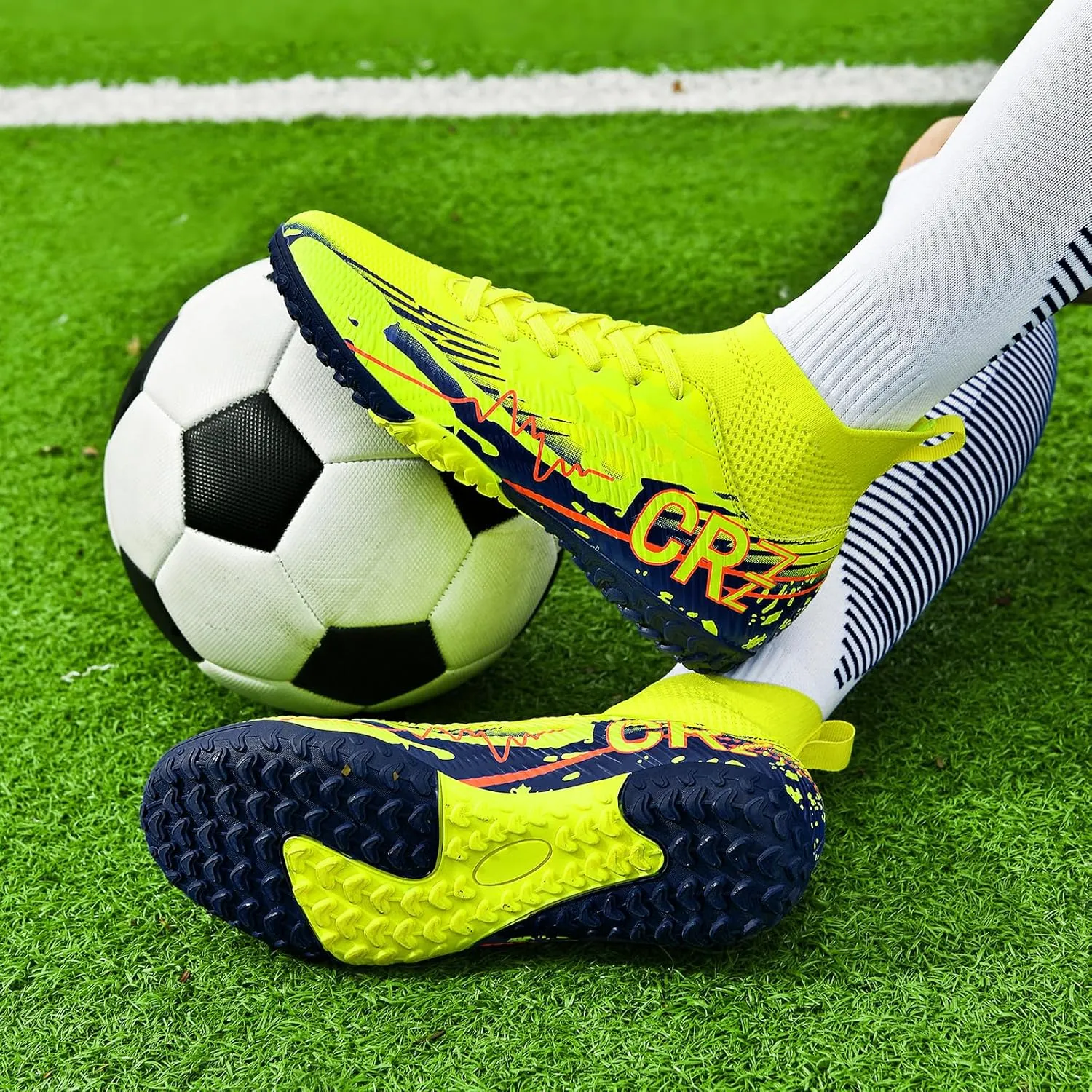 Soccer Cleats for Mens Womens Indoor Turf Soccer Shoes Youth AG TF Training Football Boots Unisex