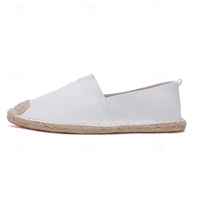 Style Bulk discount Espadrilles: Orange Women's Leather Chic Slip-On with Don't miss it