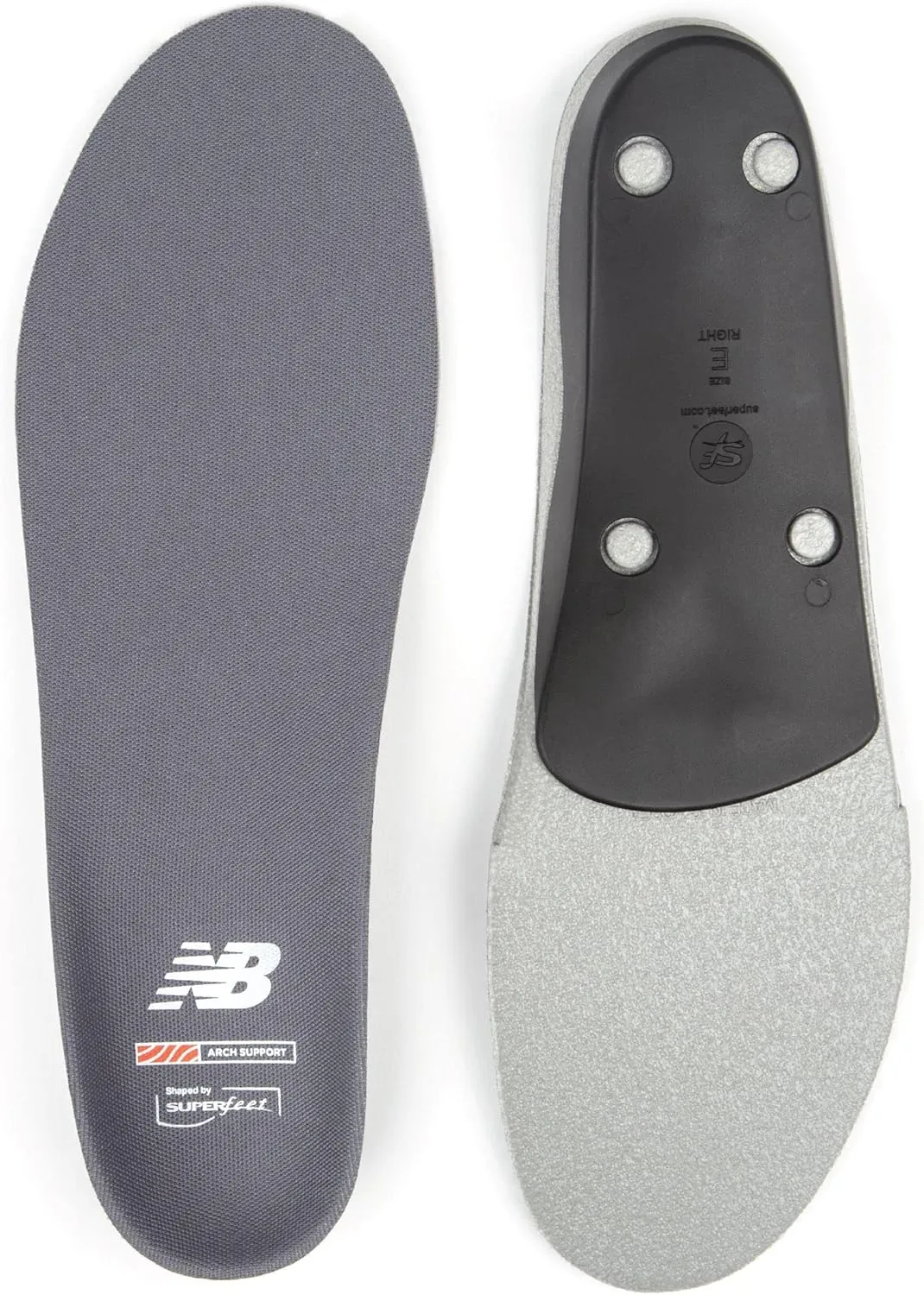 Superfeet New Balance Casual Orthotic Inserts with Arch Support - 5.5-7 Men / 6.5-8 Women