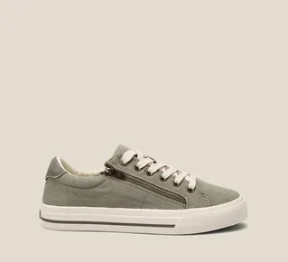 TAOS Z SOUL SAGE OLIVE DISTRESSED SNEAKER