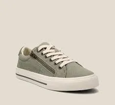 TAOS Z SOUL SAGE OLIVE DISTRESSED SNEAKER