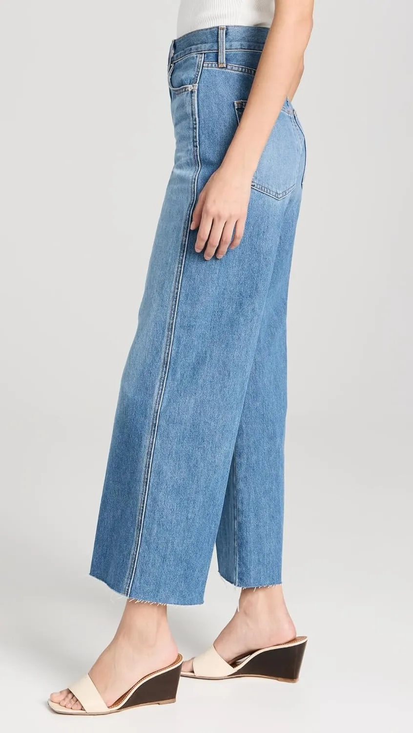 Taylor Cropped Wide-Leg Jean
