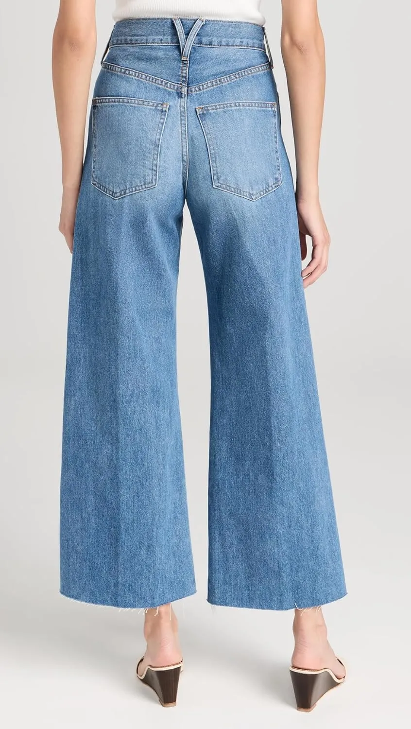 Taylor Cropped Wide-Leg Jean