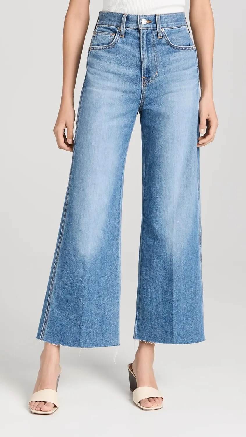 Taylor Cropped Wide-Leg Jean
