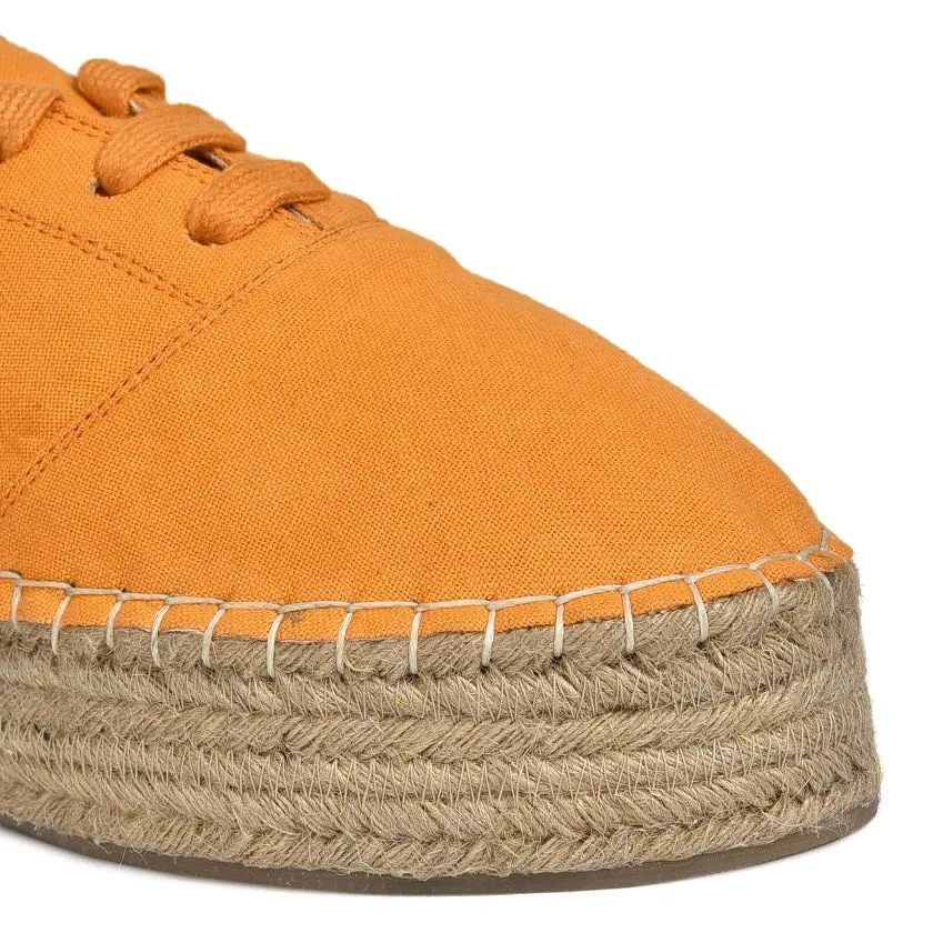 The Walking  Havana Lace-ups - Tangy Orange