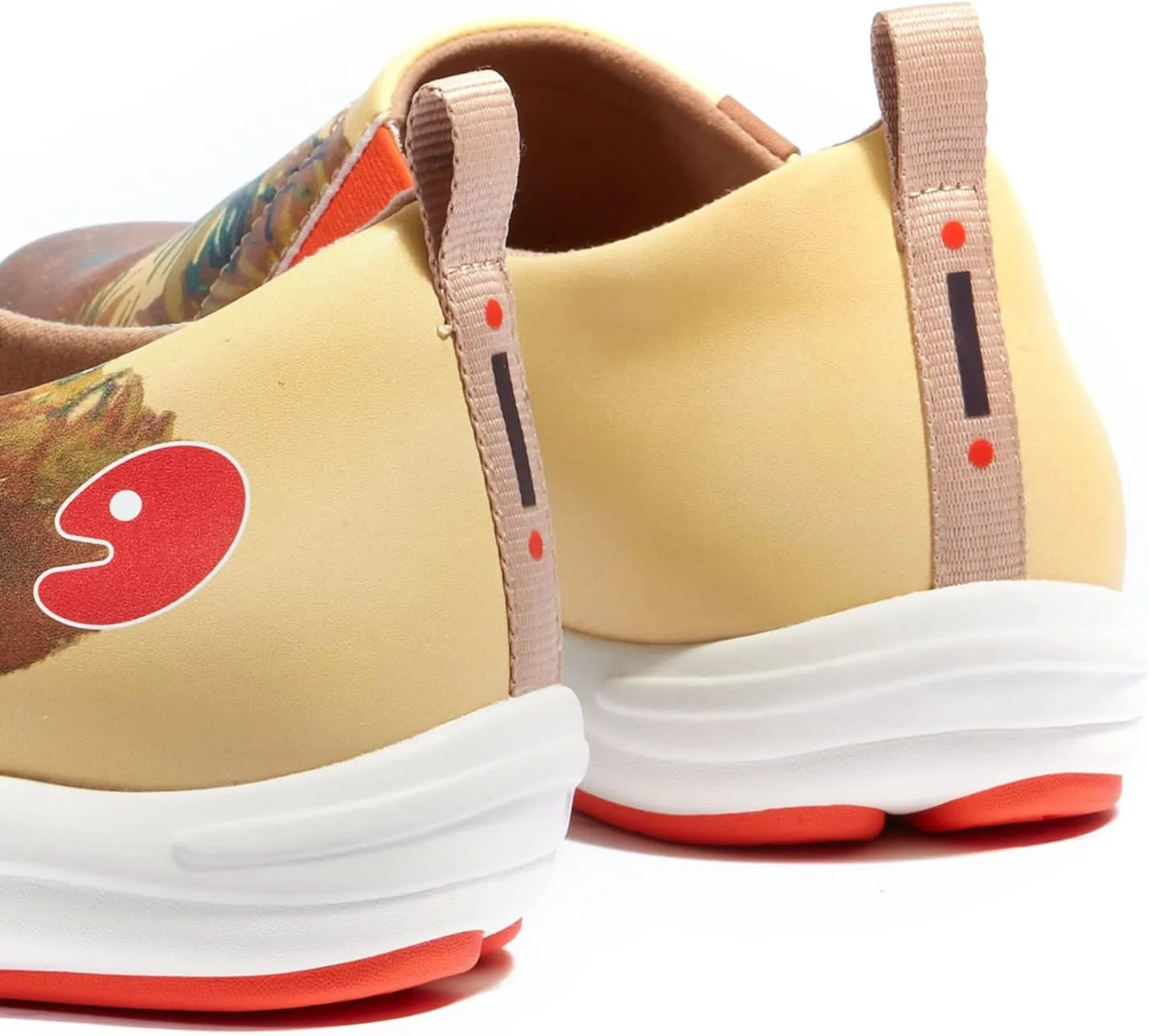 UIN Men's Fashion Sneakers Painted Walking Art Travel Shoes Toledo Ⅷ