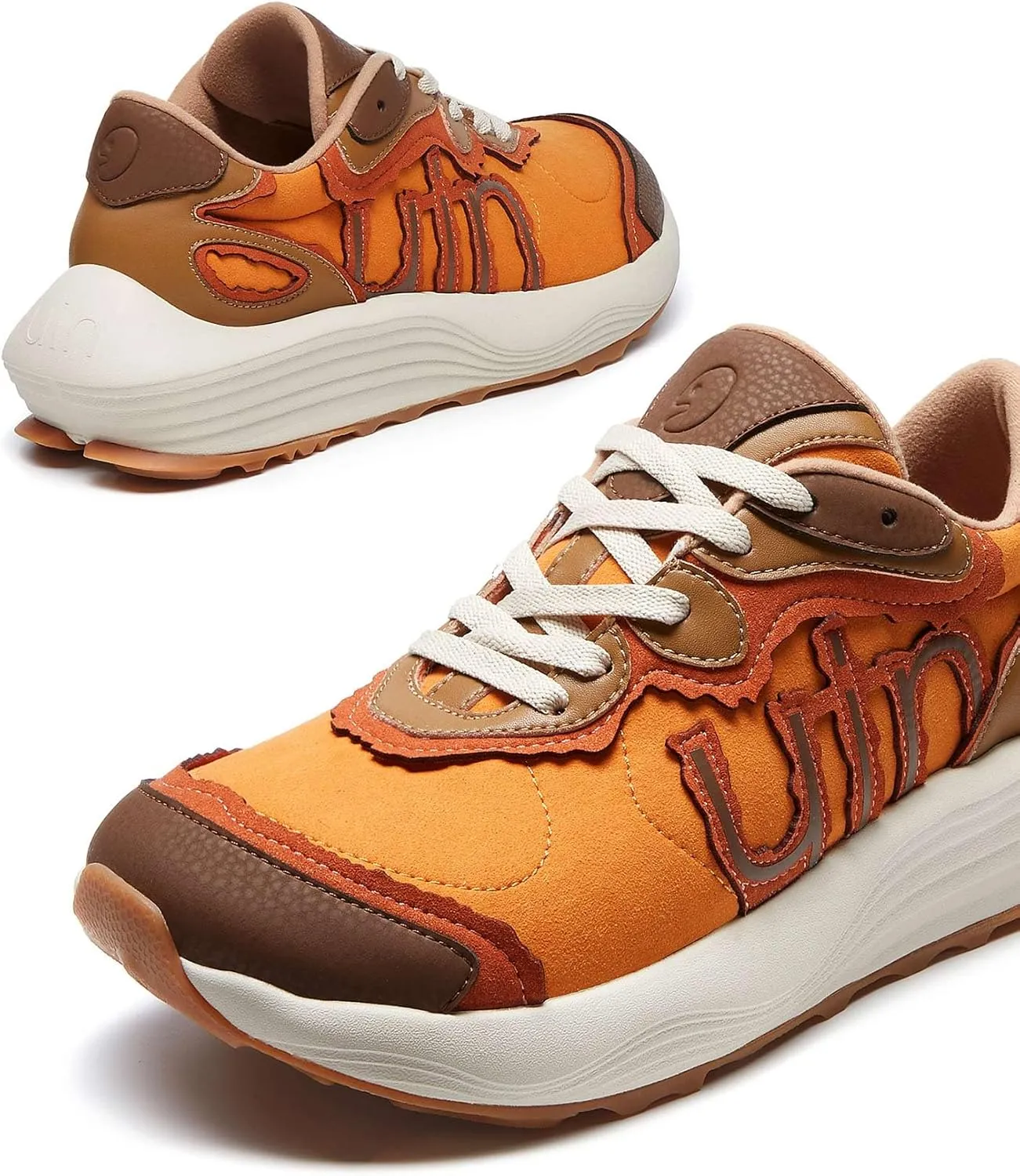 UIN Women's Fashion Sneakers Walking Art Travel Shoes Rock Layer Series