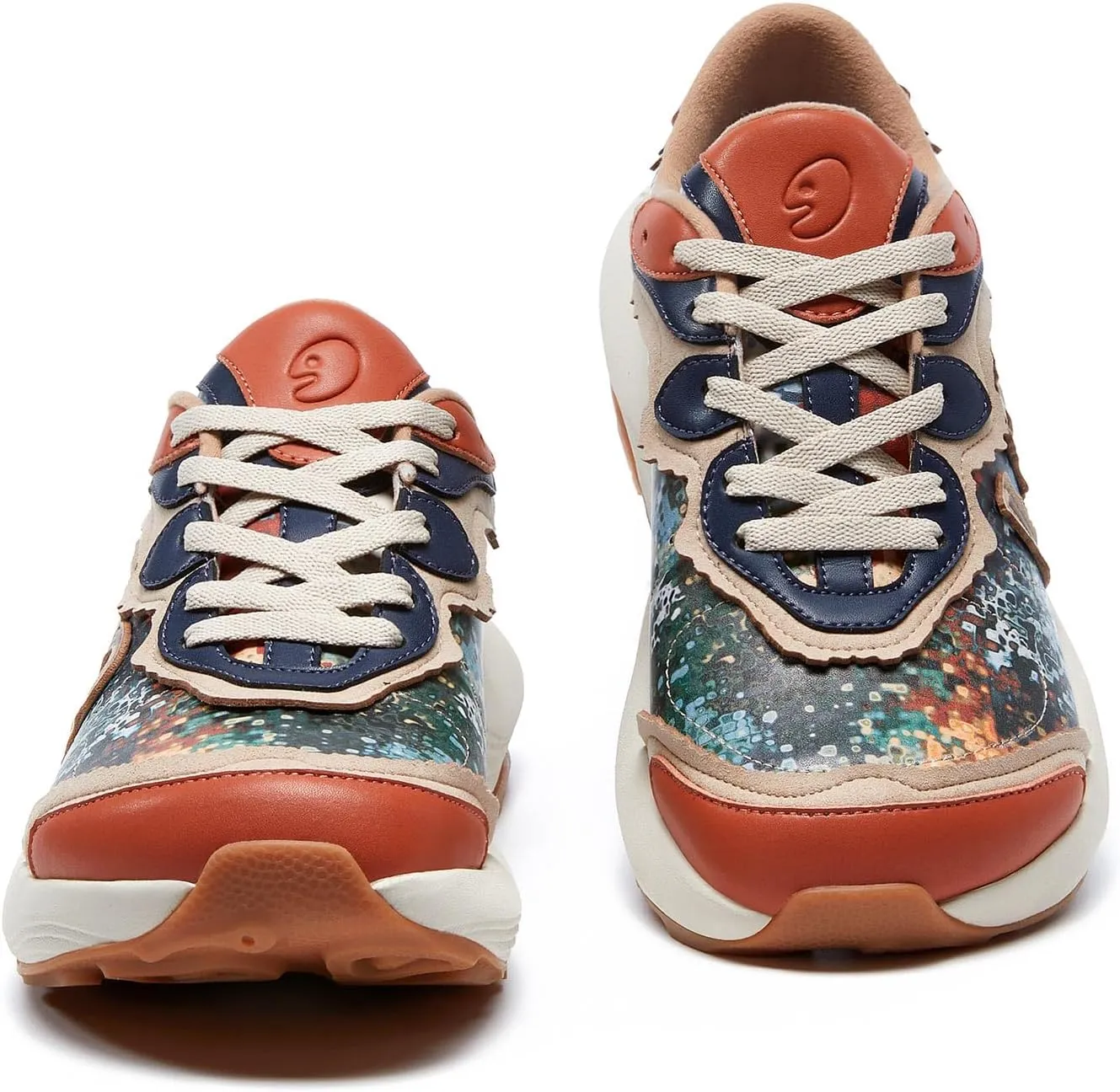 UIN Women's Fashion Sneakers Walking Art Travel Shoes Rock Layer Series