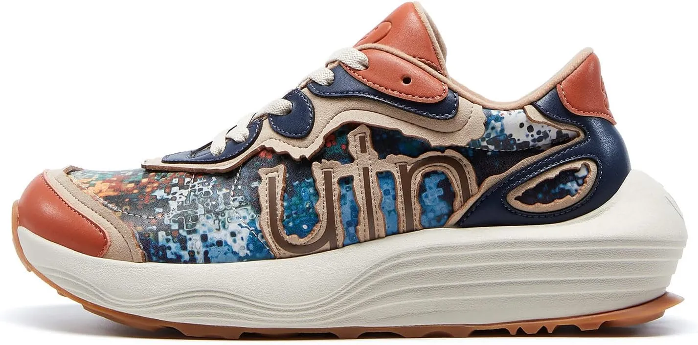 UIN Women's Fashion Sneakers Walking Art Travel Shoes Rock Layer Series