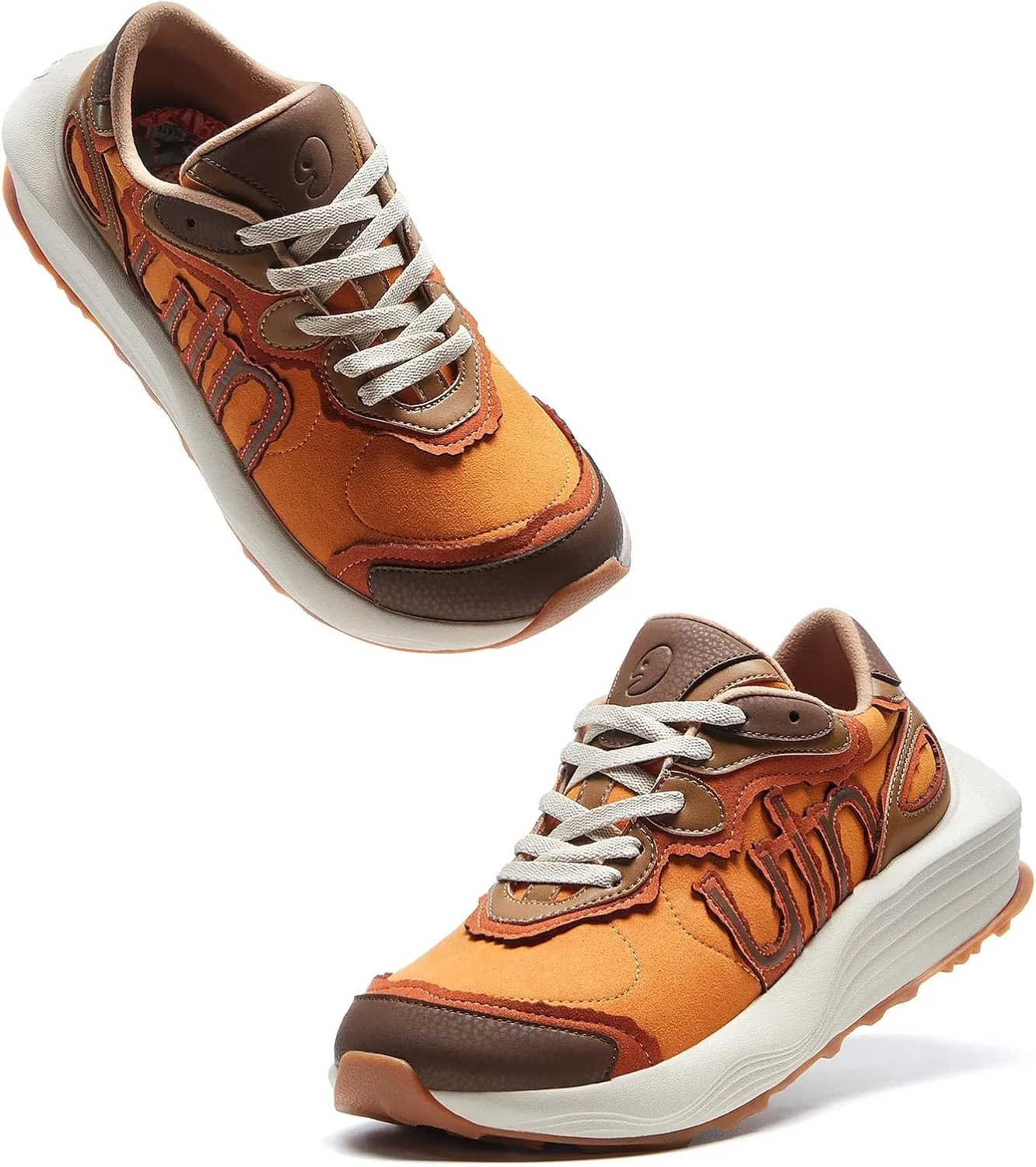 UIN Women's Fashion Sneakers Walking Art Travel Shoes Rock Layer Series