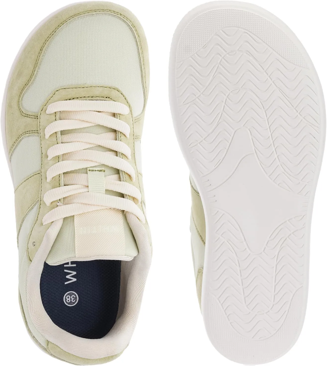WHITIN Women's Wide Causal Shoes | Ultralight Fashion Sneakers | Zero Drop