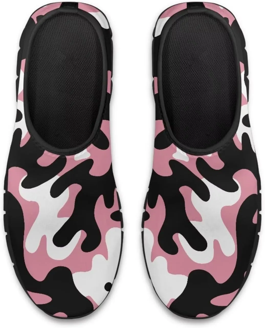 Women’s Canvas Shoes Low Top Fashion Sneakers Slip on Walking Shoe（Black Sole）
