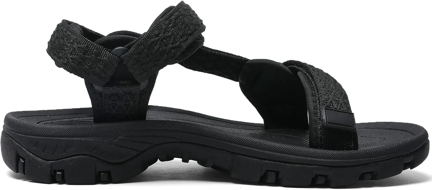 Women's Hiking Sport Sandals Water Outdoor Athletic Shoes With Arch Support Adjustable Beach Shoes
